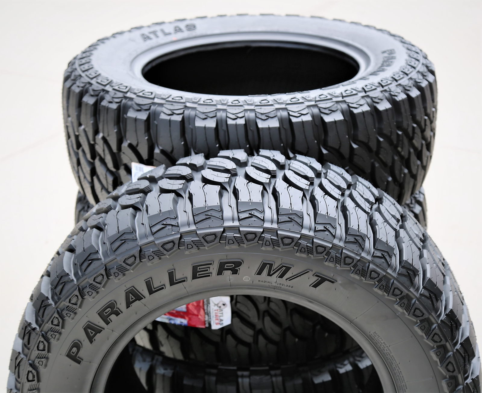 4 Tires Atlas Paraller M/T LT 285/75R16 Load E 10 Ply MT Mud