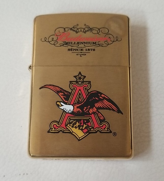 ZIPPO BUDWEISER MILLENNIUM HTF