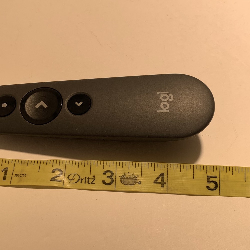 Logitech R500s Laser Presentation Remote with Dual Connectivity Bluetooth or USB