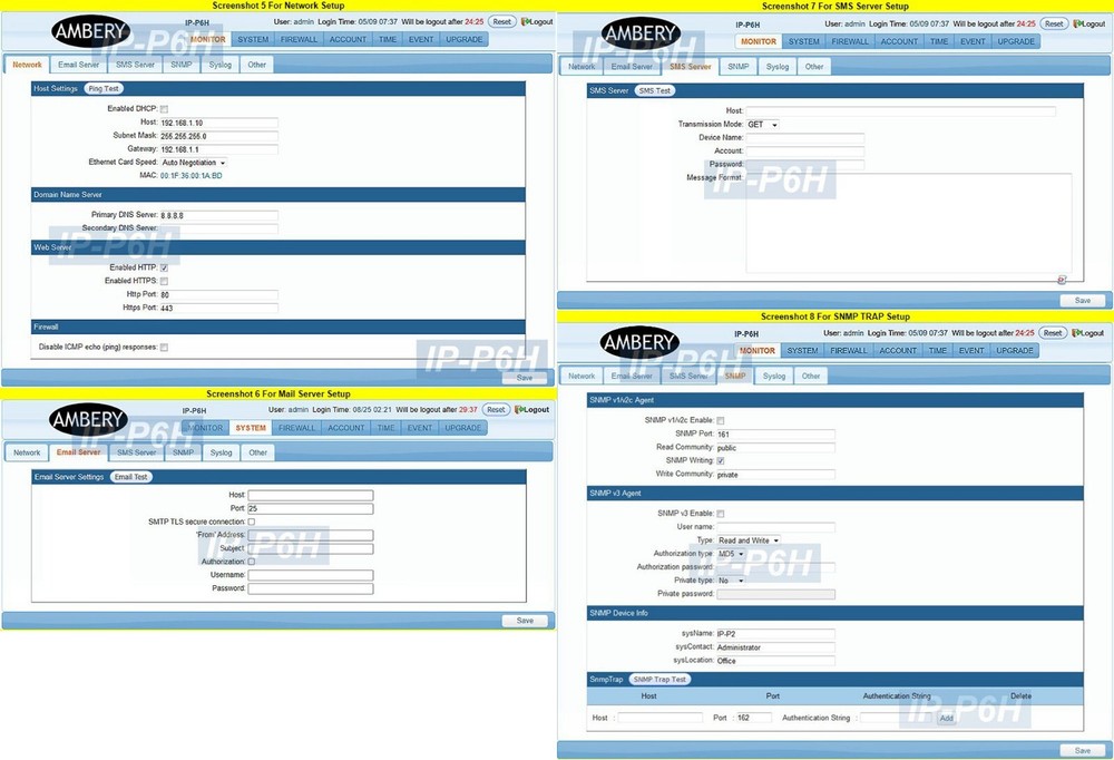 6-Port Web Controlled Remote Power Switch