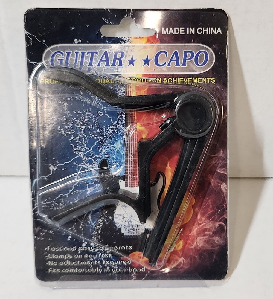 Guitar Capo Professional Quality - Black