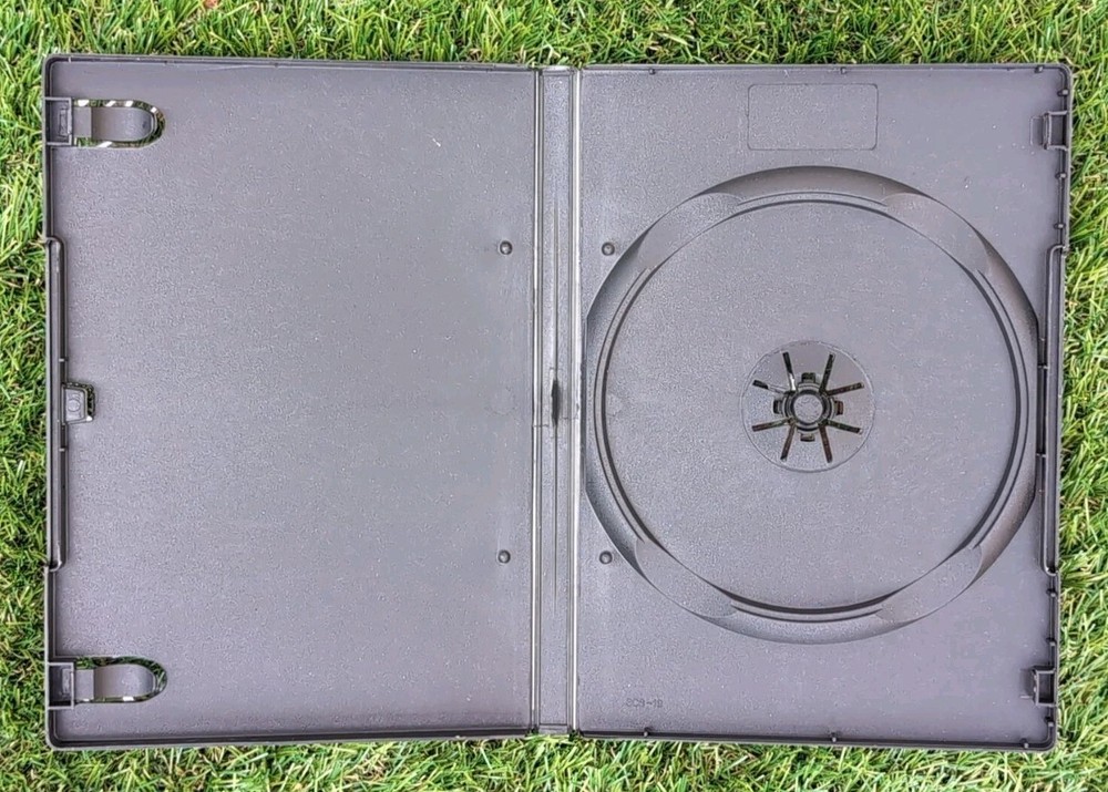 (72) Black Empty Standard Replacement Single DVD Cases Boxes