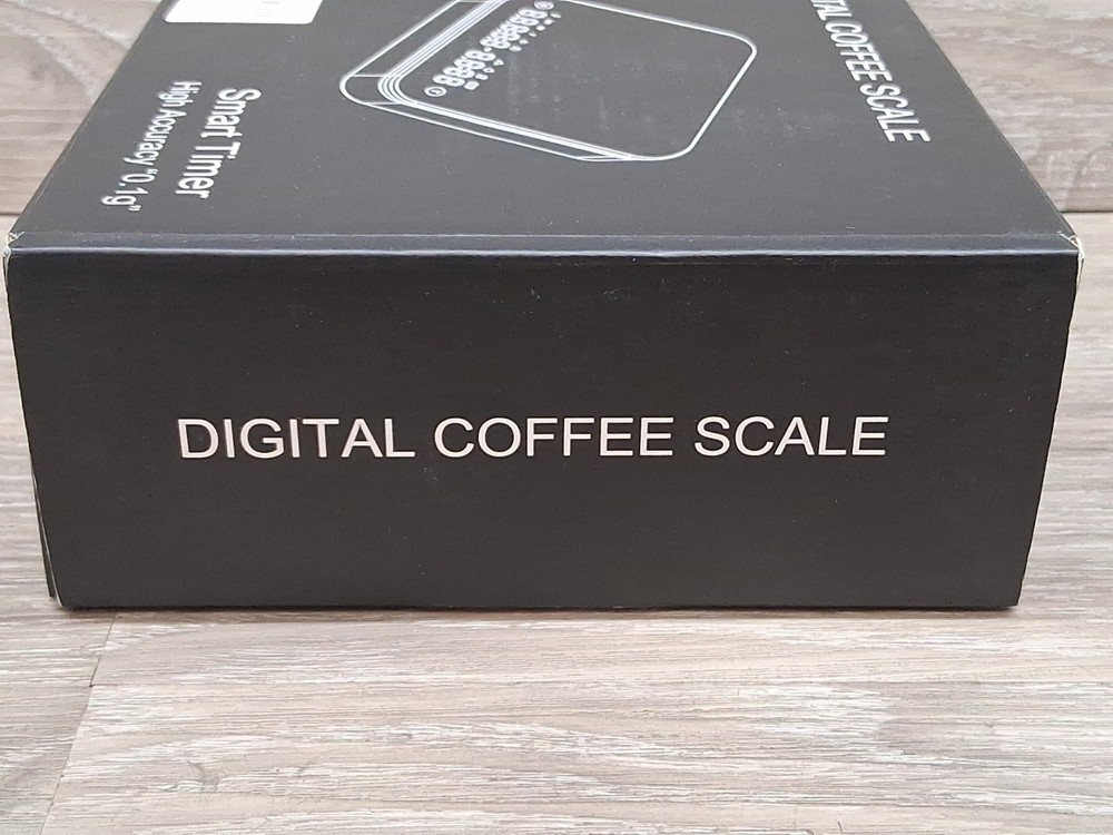 Digital Coffee Scale Touch Sensor Smart Timer & Auto Tare Miniature White