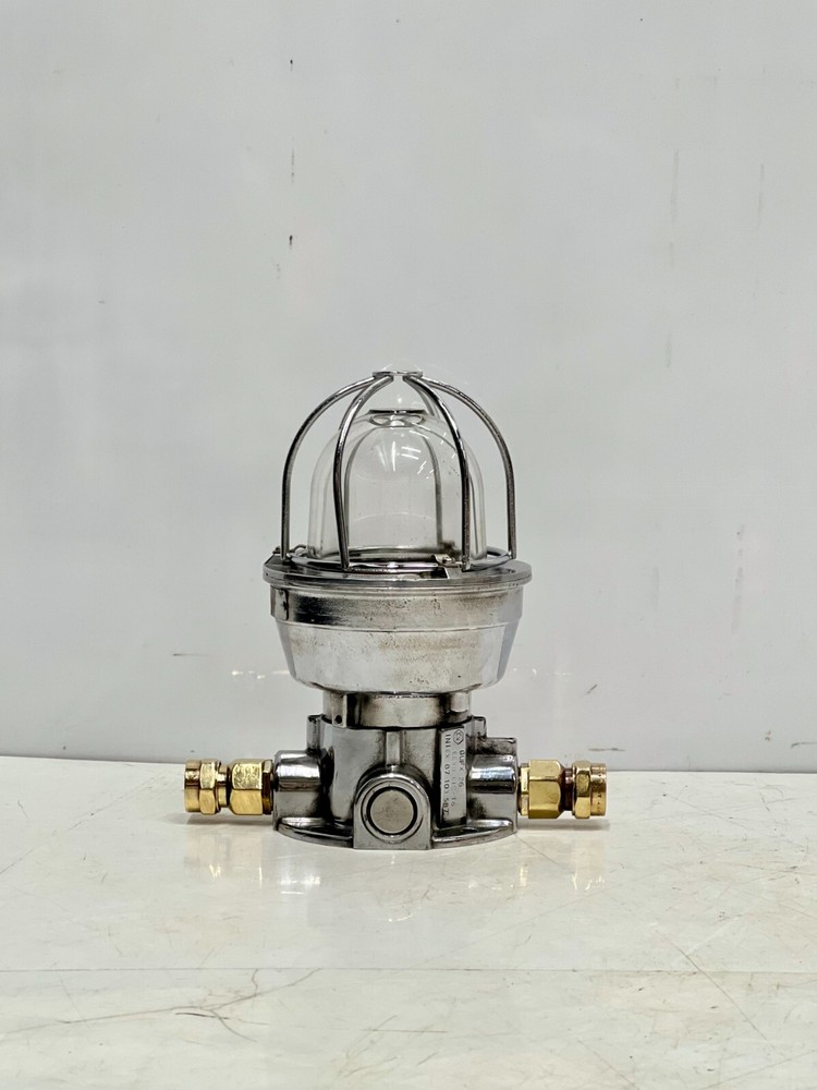 Flame-Proof Vintage Bulkhead Light | Aluminium Post Mount Ceiling & Wall Design