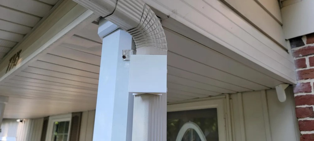 Universal Downspout Edge Mount works with Security Camera & Solar Panels