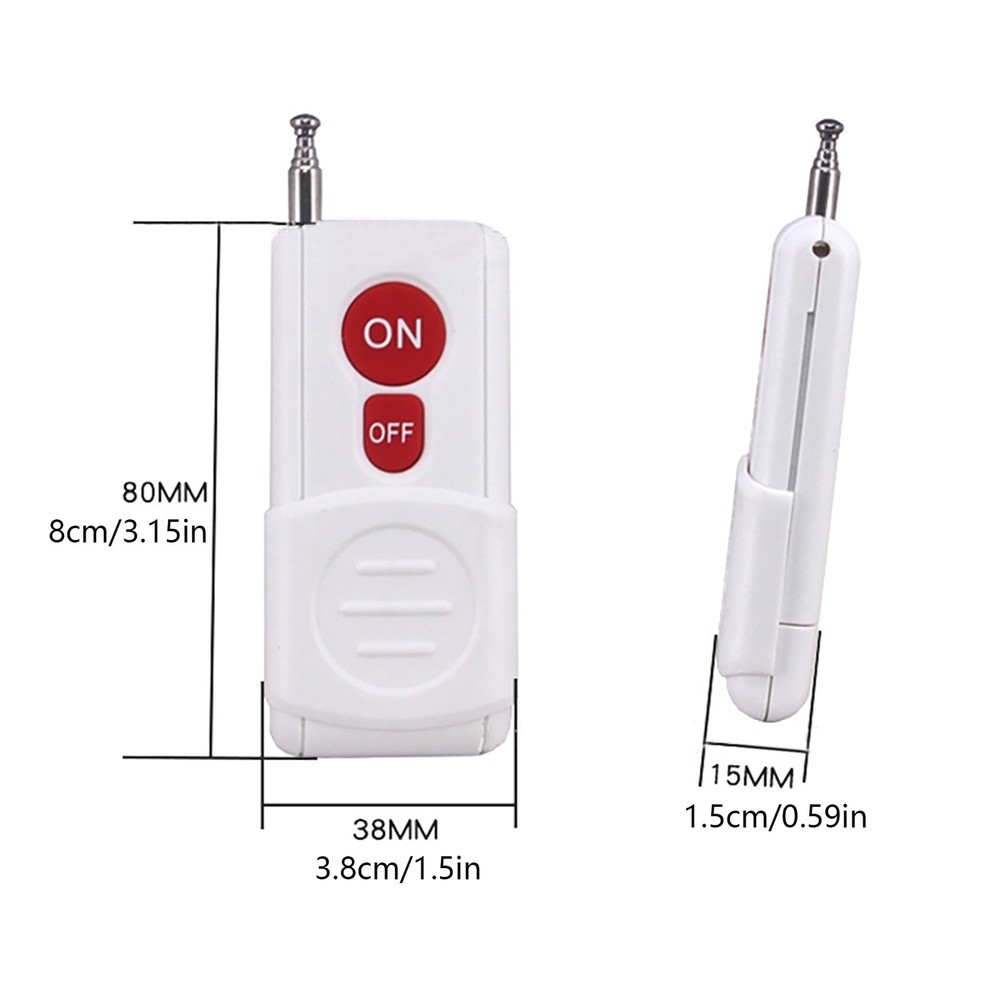 433MHz Remote Control Relay Switch 500m Long Range Wireless Remote Switch