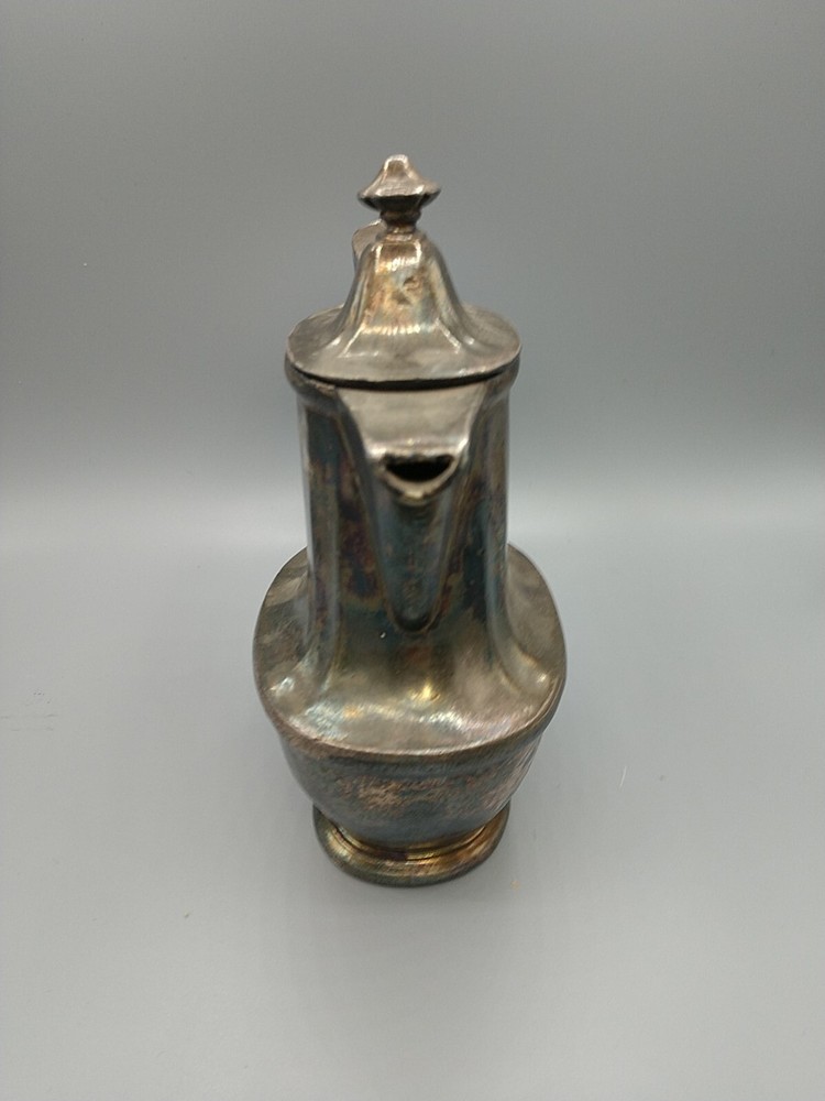 Vtg Silver Soldered Creamer Pitcher MAA 8 Oz
