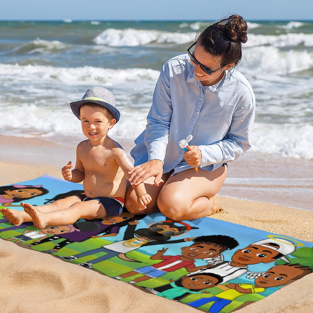 Jools TV Beach Towel Quick Drying Microfiber 30"x60" Birthday Gift