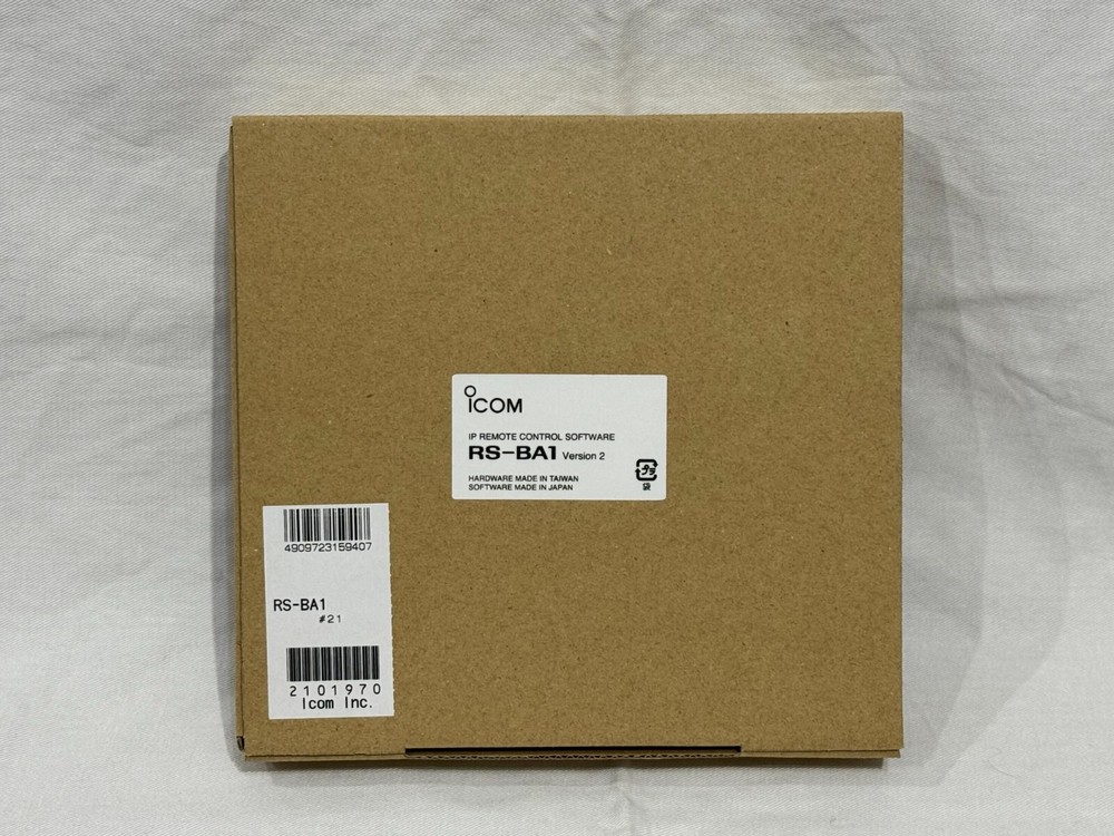 ICOM RS-BA1 Version2 IP Remote Control Software from Japan NEW