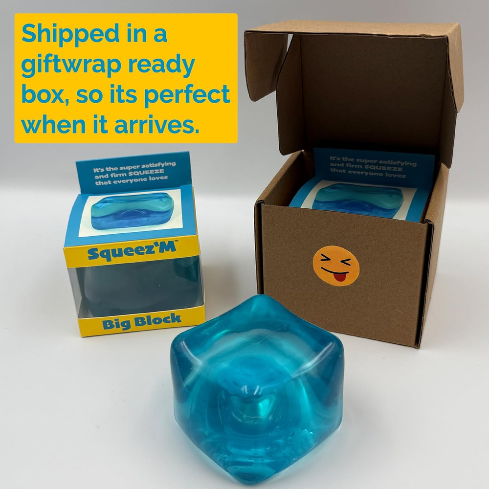 Premium Big Block Cube – 35% Larger Than The Standard Squishy Cube, To