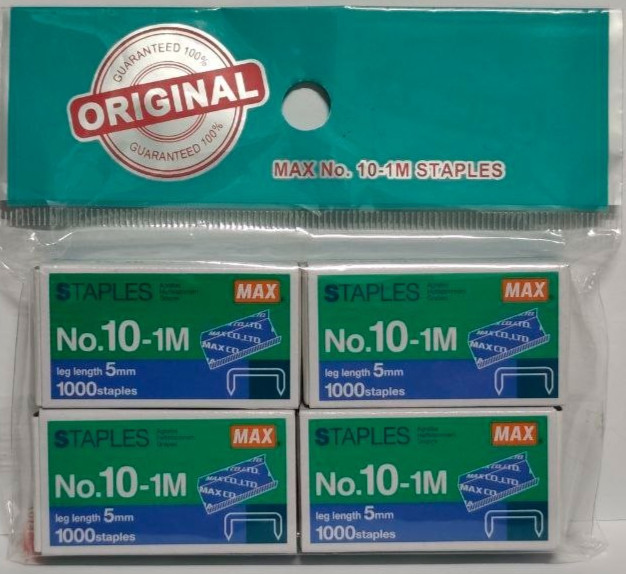 4000pcs No.10 Staples for Max HD-10D Mini Refill Office Stapler High Quality NEW