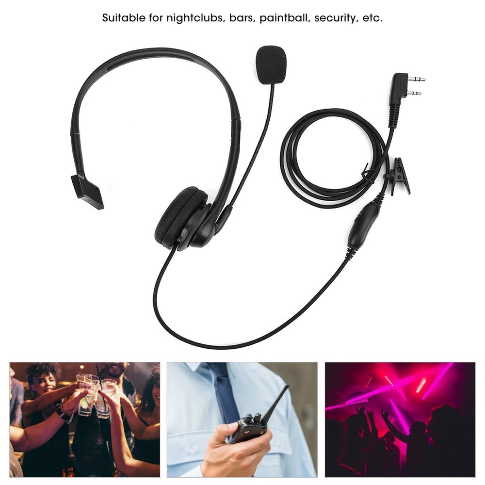 2-Pin Headset Sponge Earpad For UV-5R