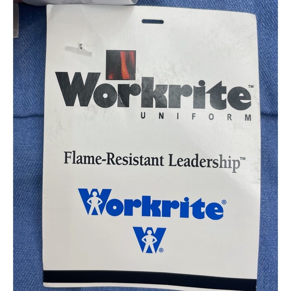 FR Work Shirt Medium Blue Workrite Flame Resistant 8.5 ATPV NWT
