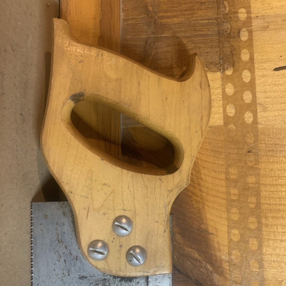 Vintage Mitre Box And Saw