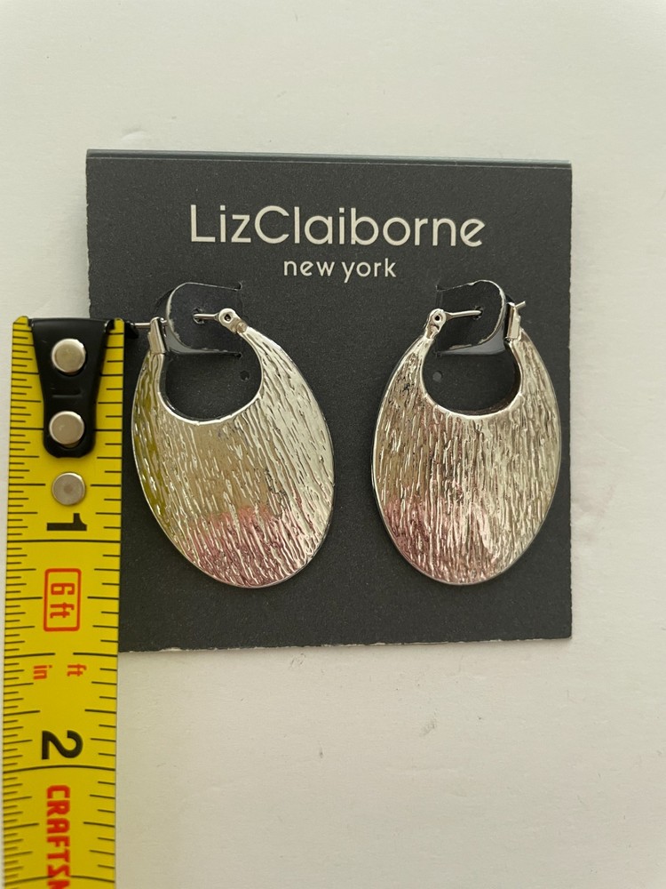Liz Claiborne Silver Dangle Earrings