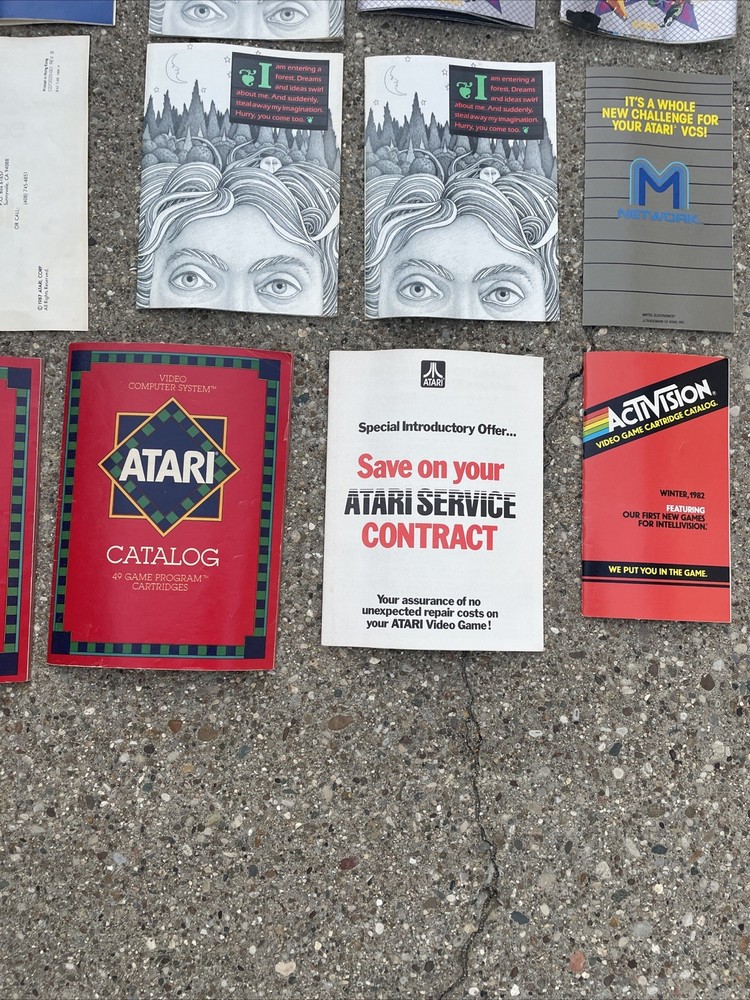 Atari Manual Lot