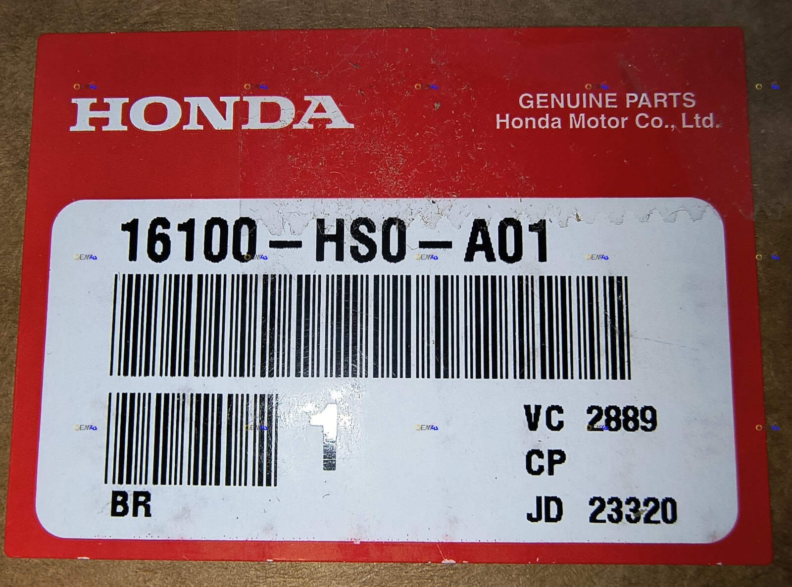 Honda OEM Carburetor 16-24 TRX 250 Fourtrax Recon ES Carb TRX250 16100-HS0-A01