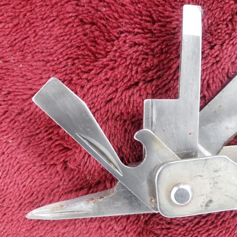 🔪 Vintage Sheffield 1200E Folding Multi-Tool - Pliers, Knife, Screwdrivers