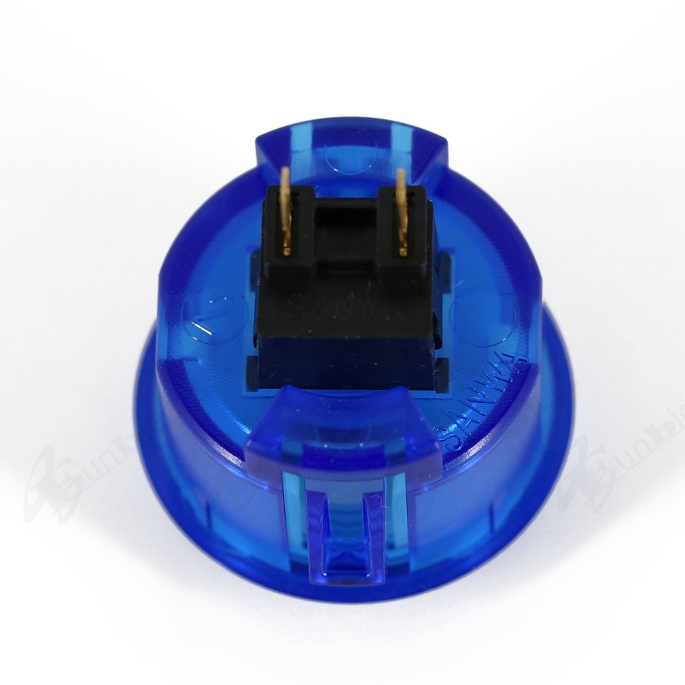 Sanwa Original OBSC-30 Blue Translucent Push Button JAMMA guitar killswitch