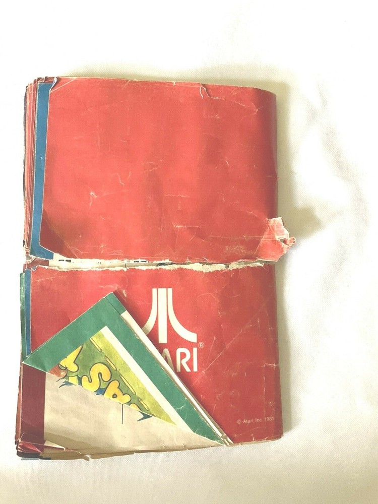 Atari Catalog Only 45 Game Program Cartridges Video Computer System Poor Cond