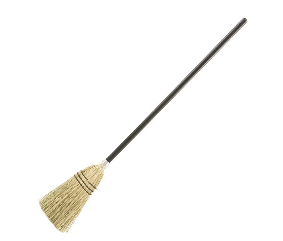 Rubbermaid Commercial Lobby 38 Handle Corn-Fill Broom, Brown