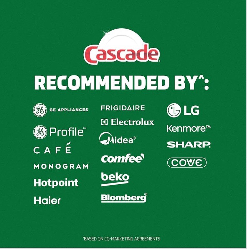 cascade dishwasher pods