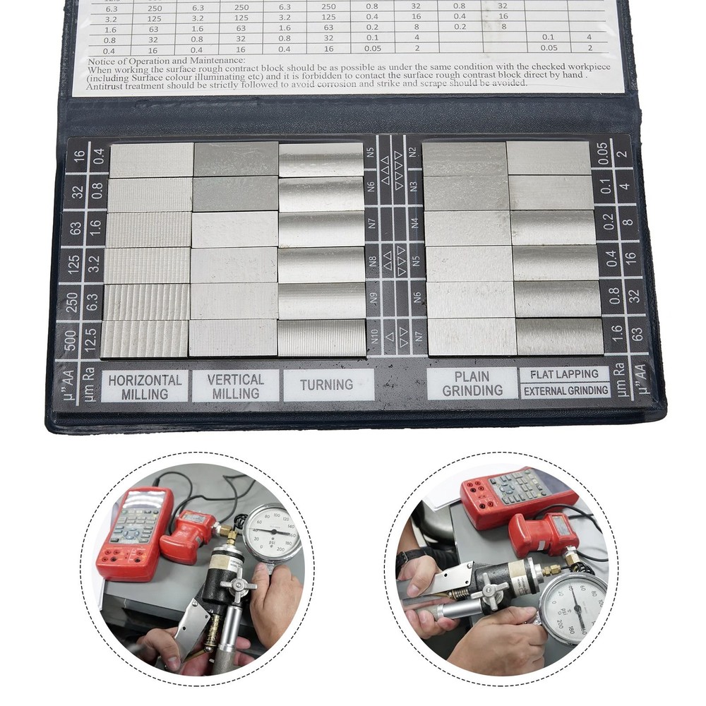Sample Block Roughness 3 Flat Grinding 30pcs 6x3x3/8 Compare Conveniently