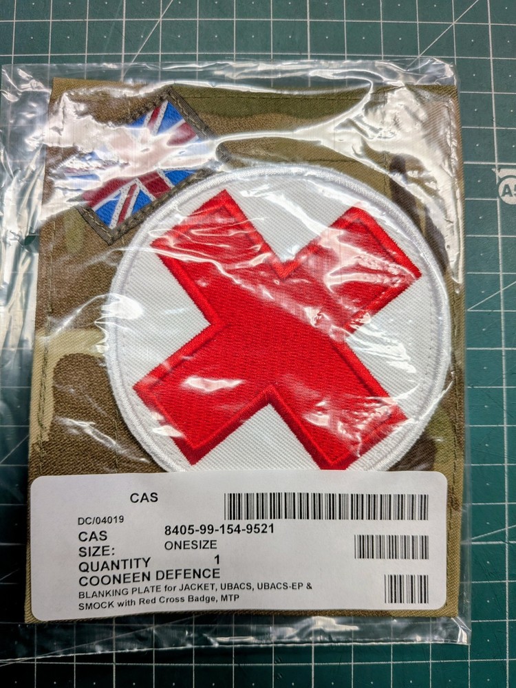 British Army Medic Patch MTP Blanking Tab First Aider