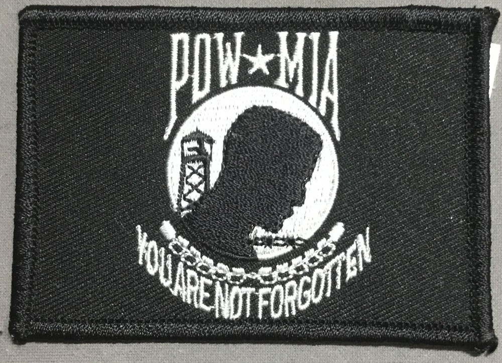 POW MIA flag patch