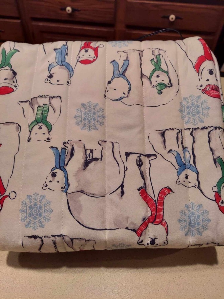Electric Foot Warmer Polar Bear Pattern By Shavel. Tested. Nice Gift!