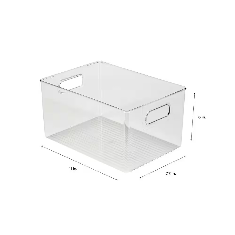Large Vertical Stripe Organizer in Clear