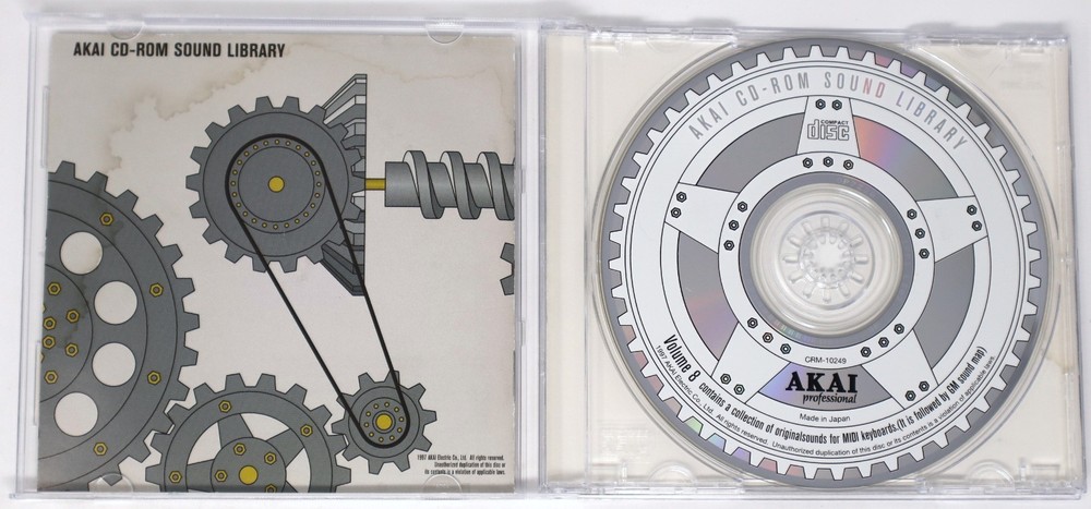 Akai Professional Sound Library Volume 8 Akai Format Sample Library Sampling CD