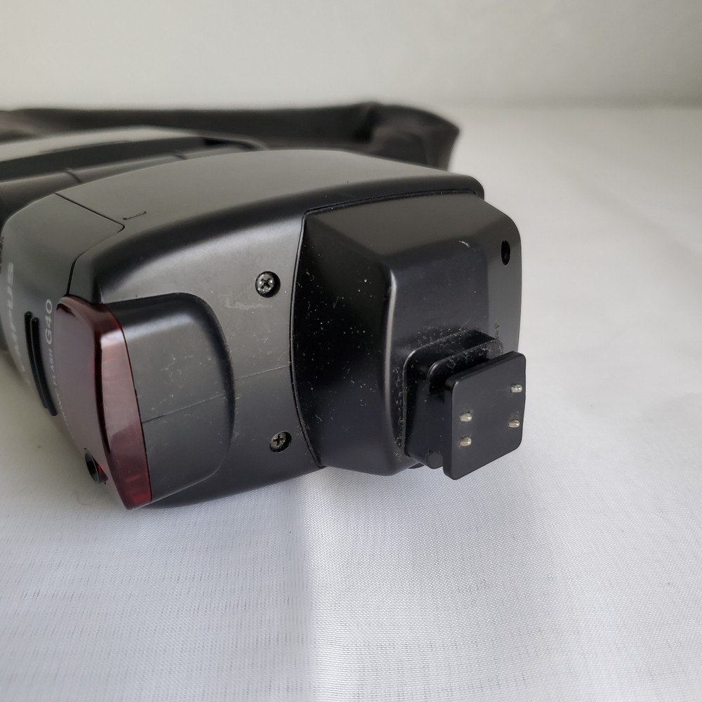 Olympus Electronic Flash G40 Camera Speedlight Works READ