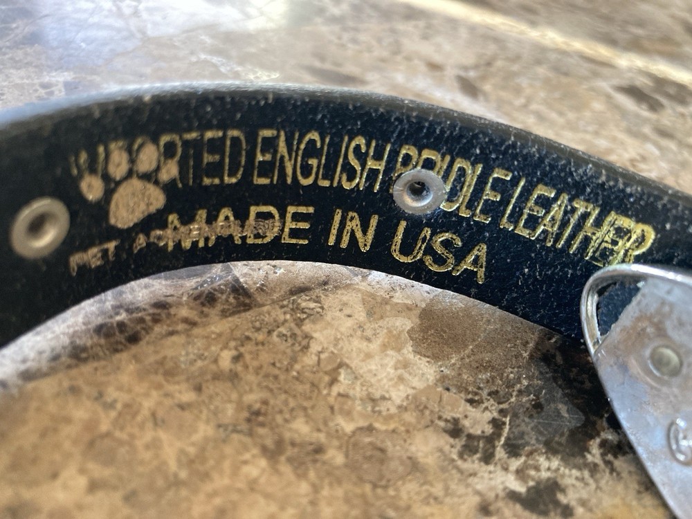 Leather 1" Snaffle Bit Belt with Nickel Snaffle Bits & Buckle 28”