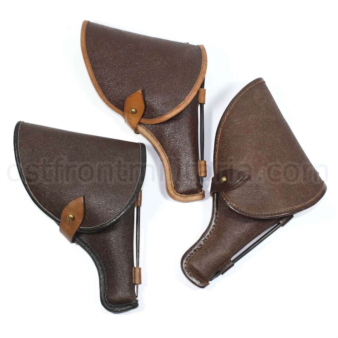 Original Soviet holster for Nagant M1895 revolver with accessories