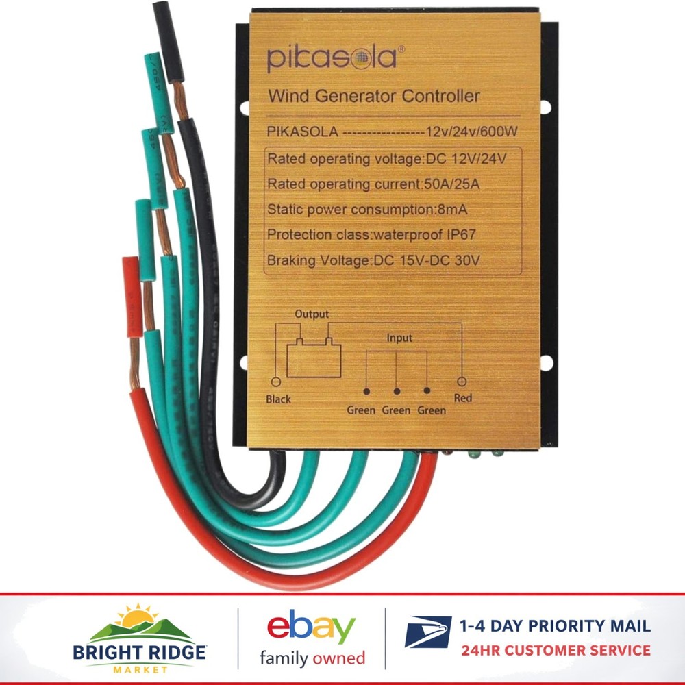 Durable Mini Wind Turbine Controller with Built-in Protection Circuit Features