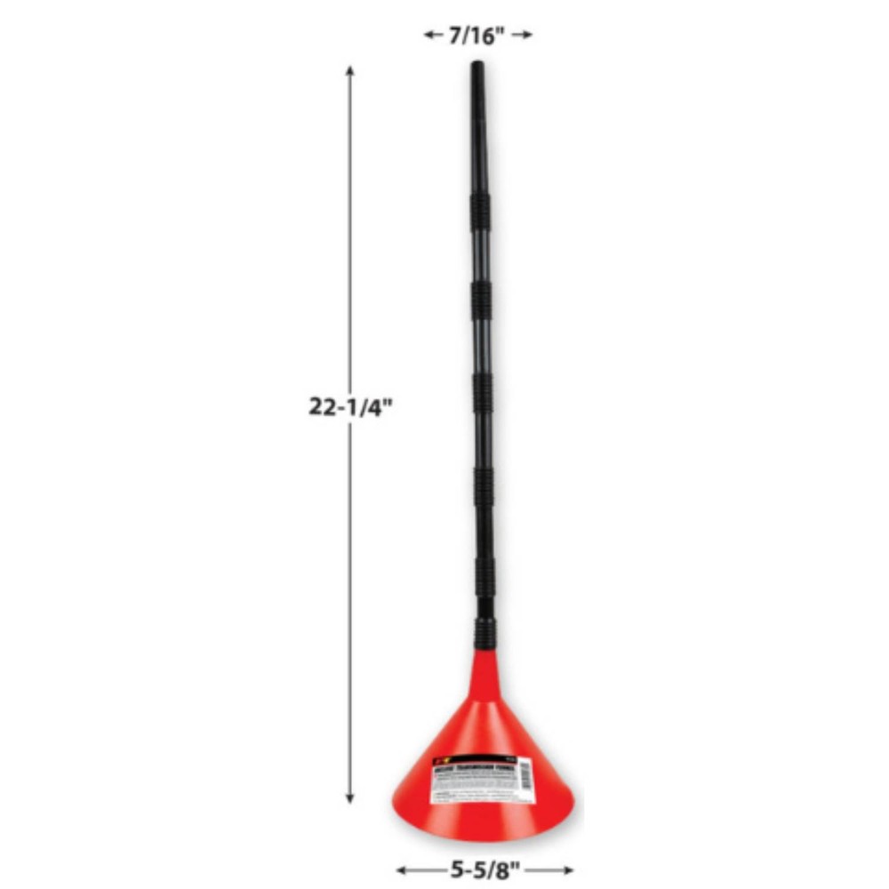 Performance Tool W220 Plastic Funnel with 18" Spout