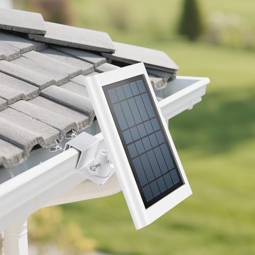 2Pack Gutter Mount for Solar Panel, No Drill Aluminum Alloy Bracket with 360°