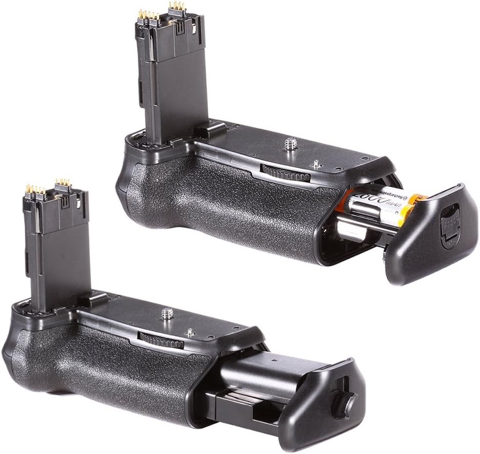 Battery Grip (Replacement for BG-E14), Vertical Grip with Shutter/Function Butto