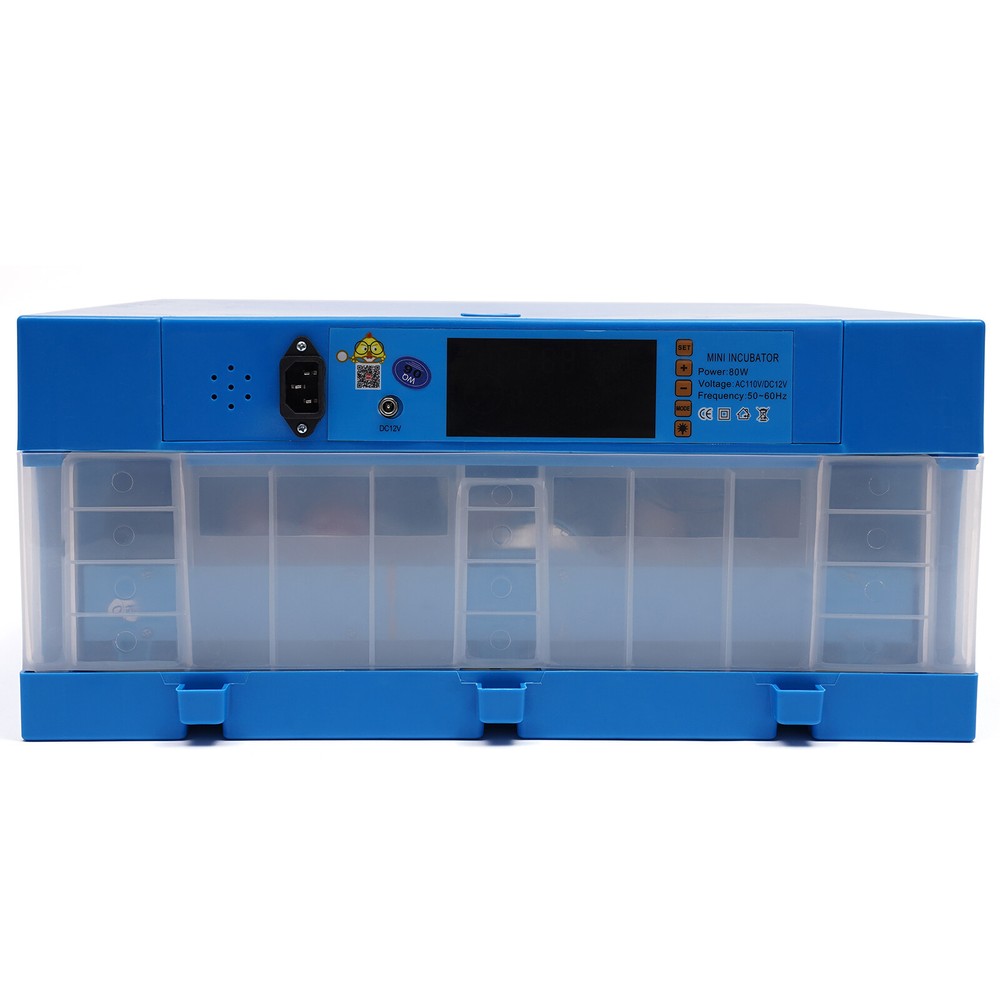 64 Eggs Incubator Hatching Digital Automatic Hatcher For Chicken Birds Hatching
