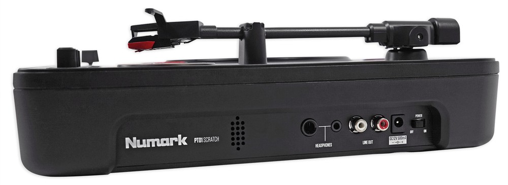 Numark PT01 Scratch Portable DJ Turntable w/Scratch Switch+Speaker USB/AUX/RCA