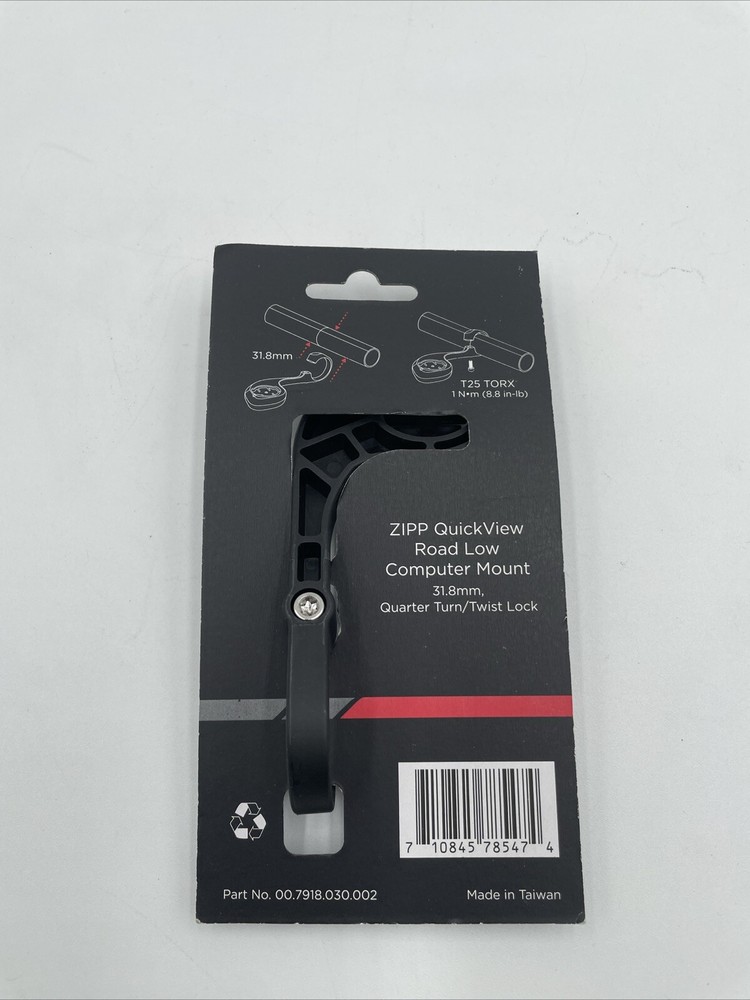 SRAM Zipp QuickView Road Low Computer Mount, 31.8mm