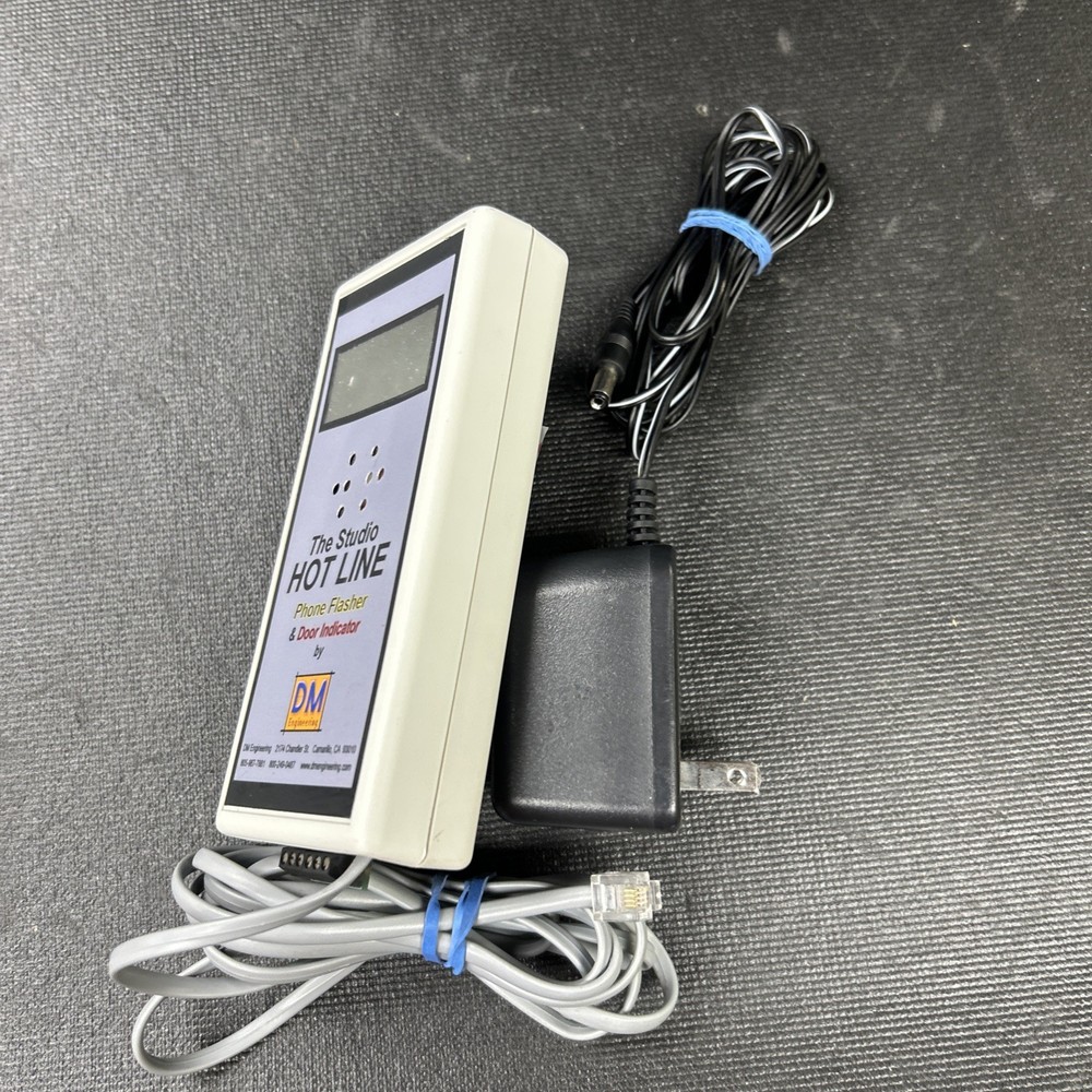 The Studio Hotline Phone Flasher and Door Indicator. DM Engineering