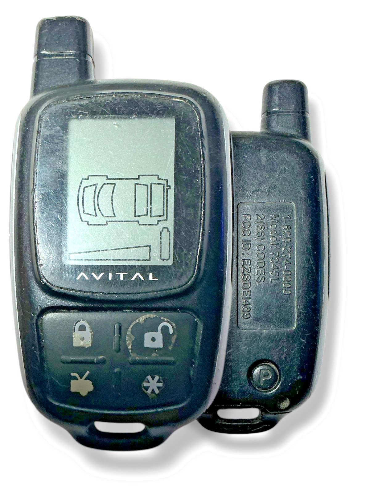 Original Avital EZSDEI489, 7345L Key fob Keyless Entry Remote