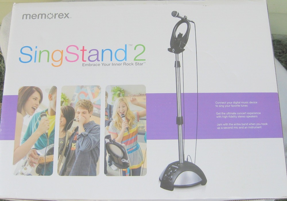 Memorex Sing Stand 2 Home Karaoke System Speaker System - NEW (PLEASE READ)