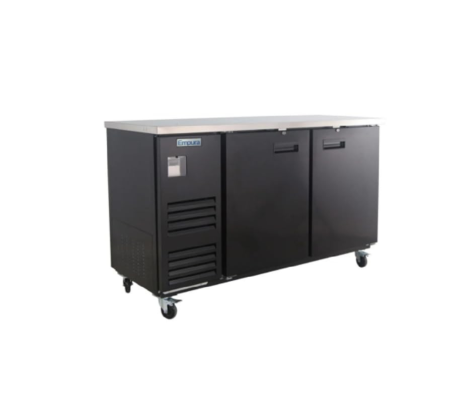 69" Back Bar Cooler Cabinet with Two-Swing Solid Doors | Commercial Refrigerator