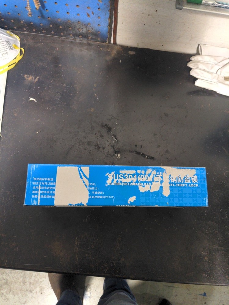 Stainless door handles Pair