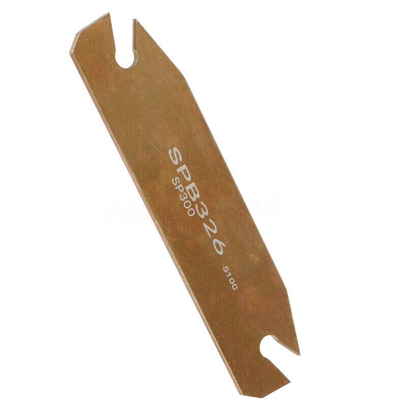 10 Pcs GTN-3 SP300 Insert Lathe Cut Off Grooving Parting Tool Holder SPB26 -3