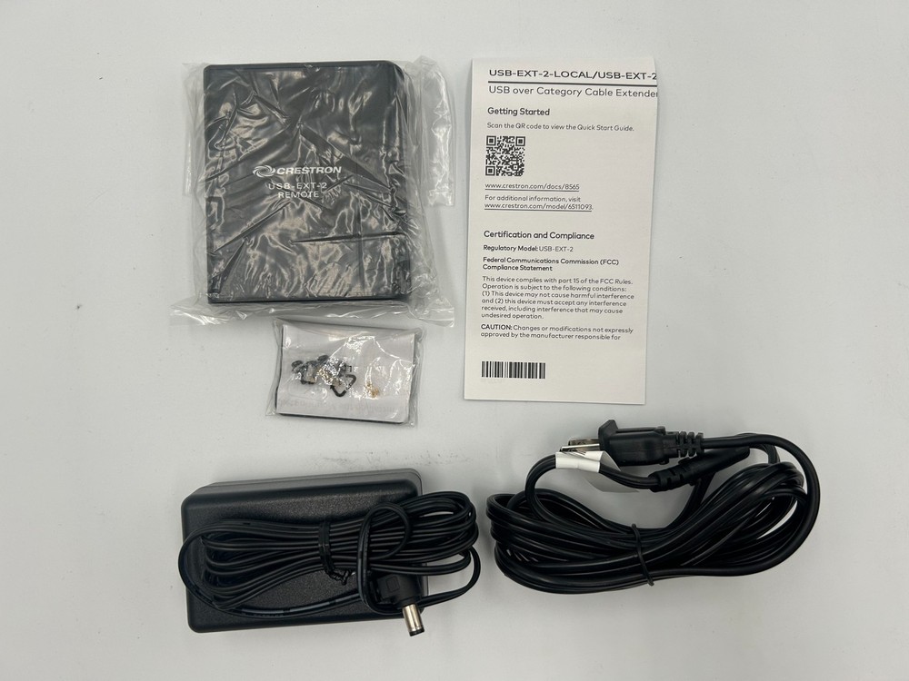 CRESTRON USB-EXT-2-REMOTE 6511094 USB OVER CATEGORY CABLE EXTENDER REMOTE