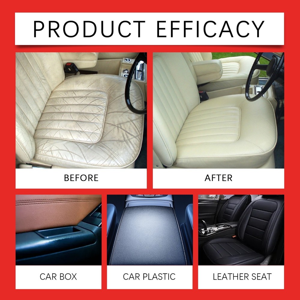 Car interior leather renovation paste